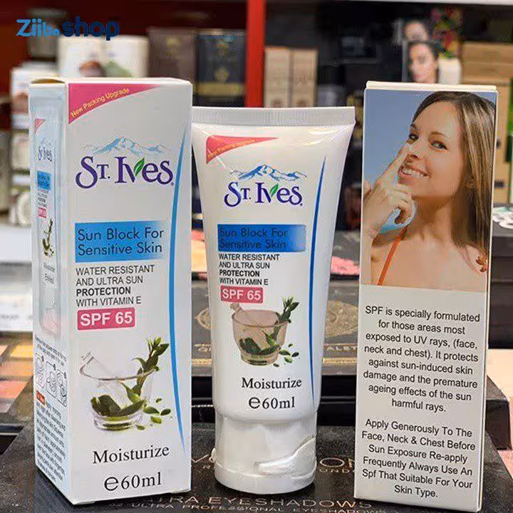 ضد آفتاب Stives مخصوص صورت وکل بدن برای پوست های حساسSPF65