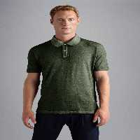 تی شرت یقه پولو سبز مردانه چوگان پشمی اورجینال Paul Shark Paul&amp;Shark