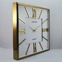 ساعت دیواری آرتمیس مدل 2026 گلد (طلایی) صفحه سفید
