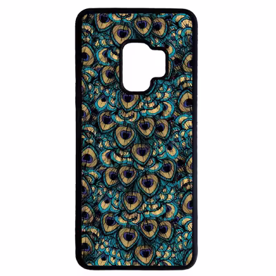 کاور طرح طاووس کد 1105408781 مناسب برای گوشی موبایل سامسونگ galaxy s9 plus