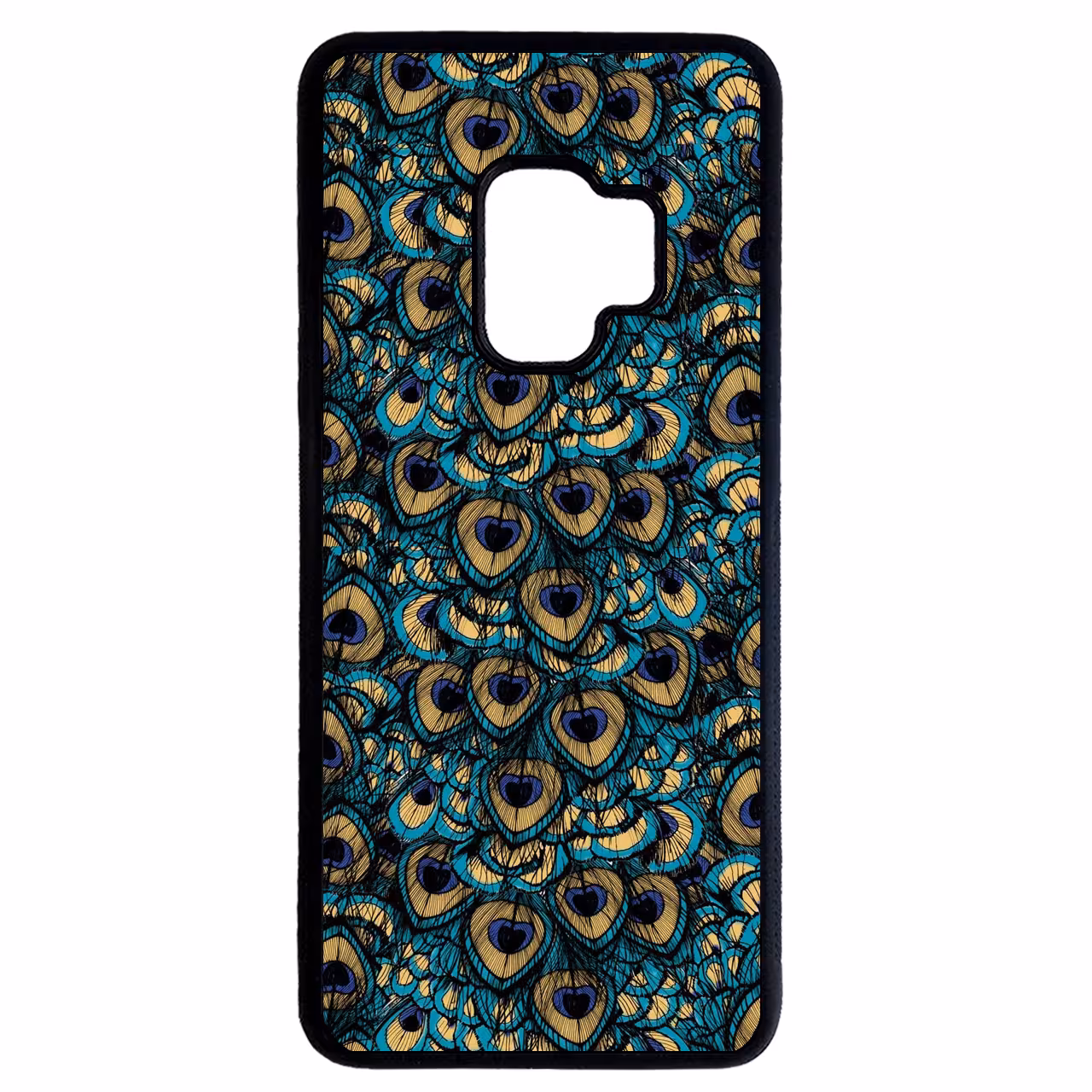 کاور طرح طاووس کد 1105408781 مناسب برای گوشی موبایل سامسونگ galaxy s9 plus