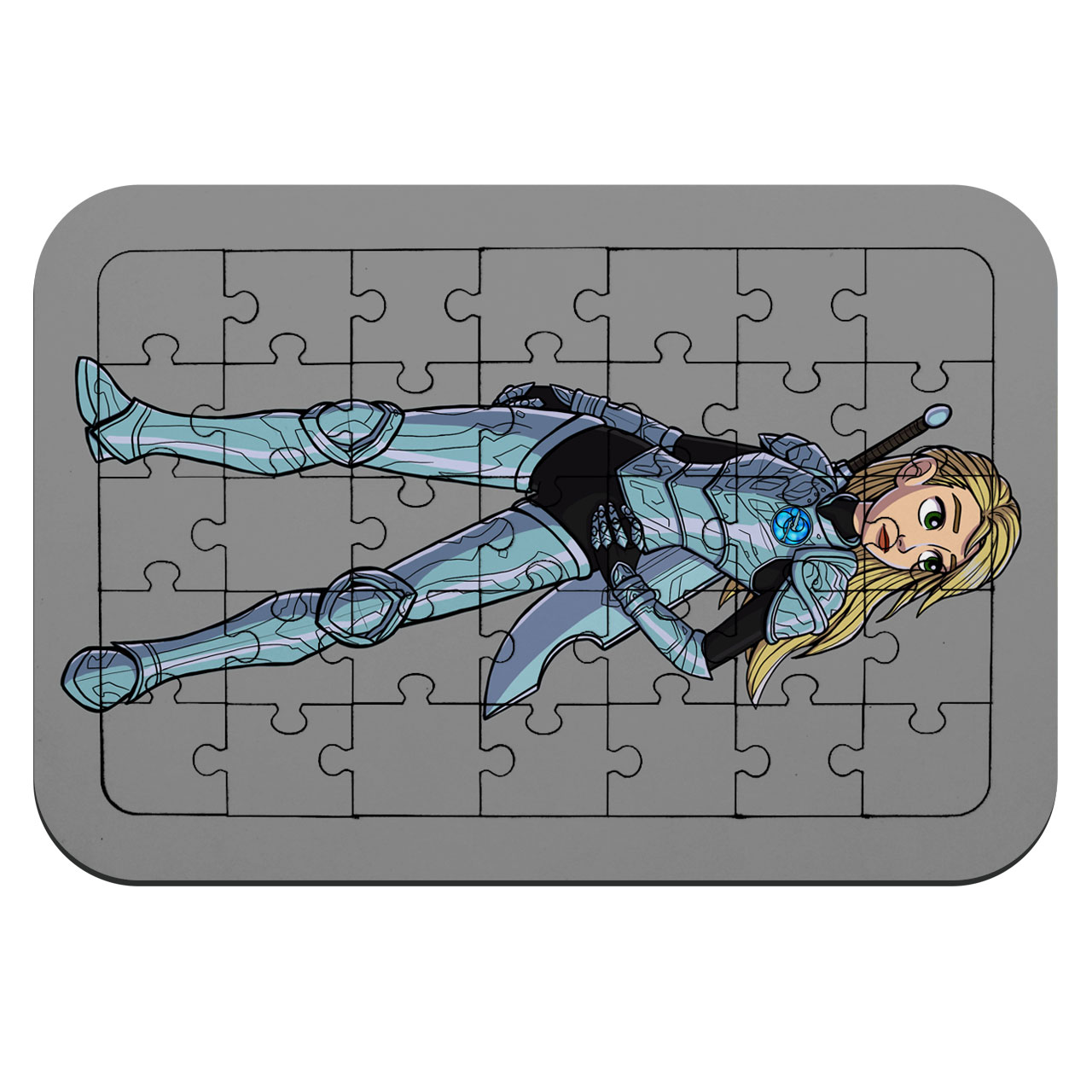 	 پازل 35 تکه طرح انیمیشن شکارچیان ترول مدل NI1685 