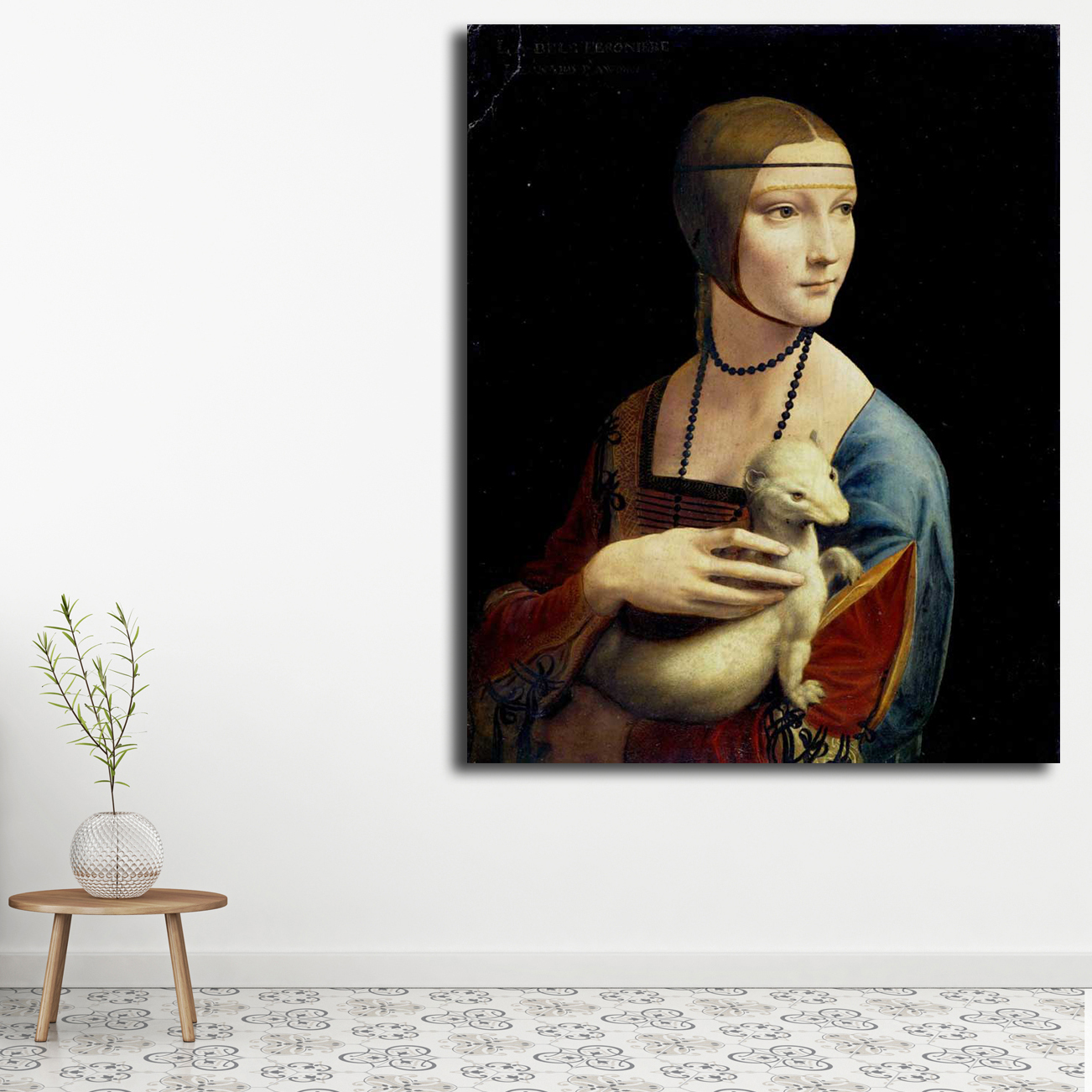 تابلو شاسی مدل نقاشی های داوینچی کد 1