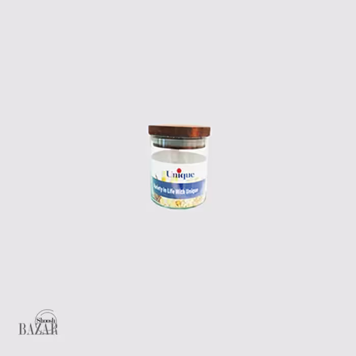 بانکه ادویه 120 شیشه ای در چوبی کد UN-1282
