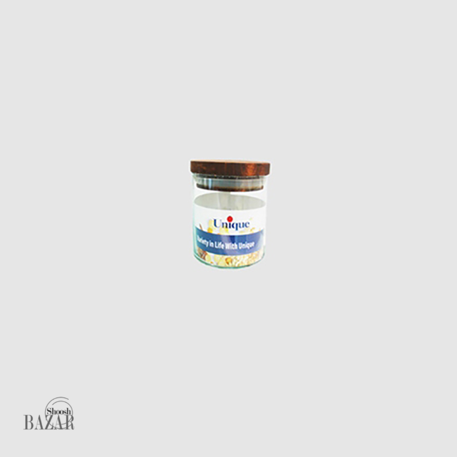 بانکه ادویه 120 شیشه ای در چوبی کد UN-1282