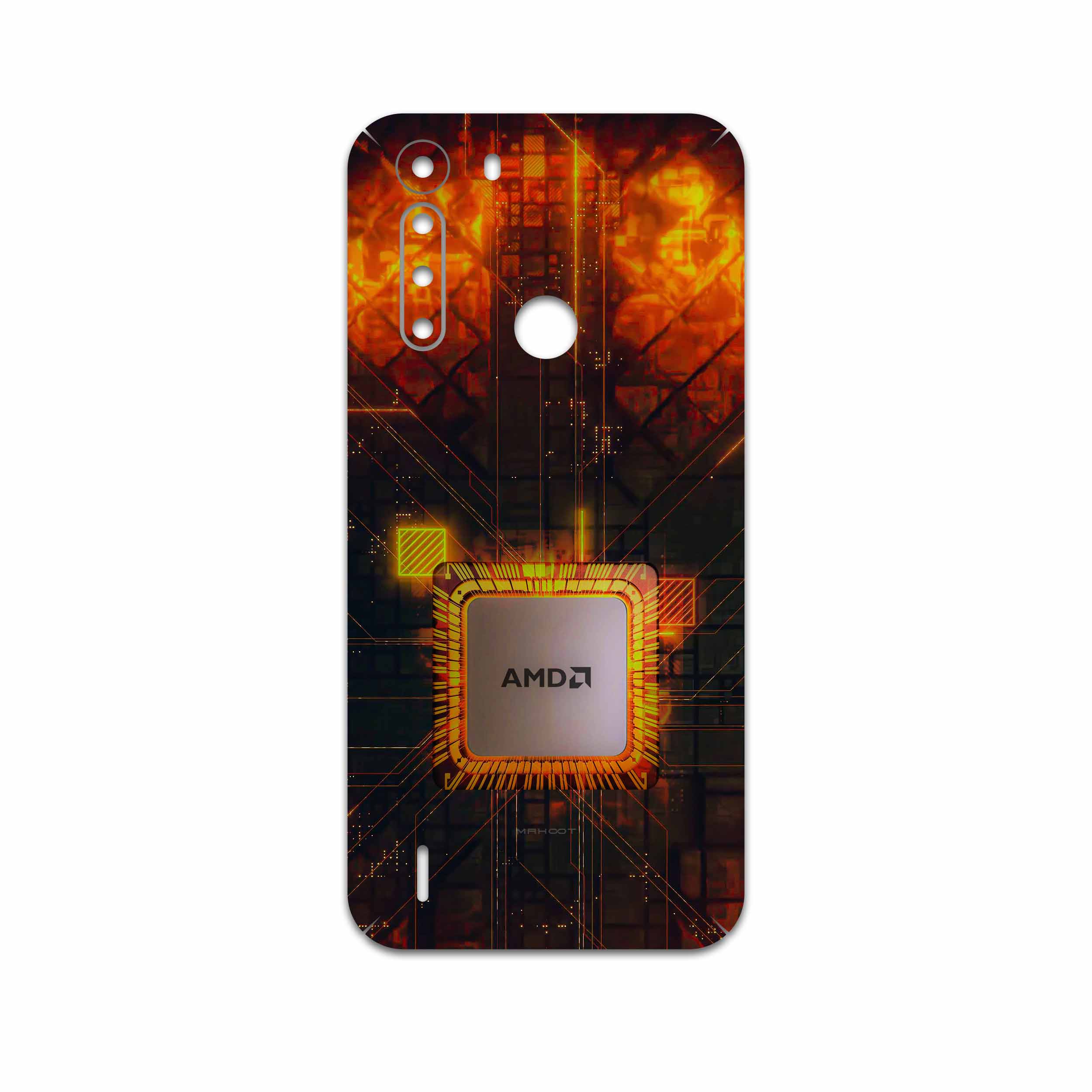 برچسب پوششی ماهوت مدل AMD Brand مناسب برای گوشی موبایل موتورولا One Fusion