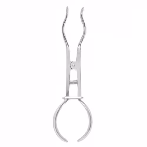 فورسپس کلمپ یک خم 170mm - فروشگاه تخصصی دندانپزشکی سپیرا