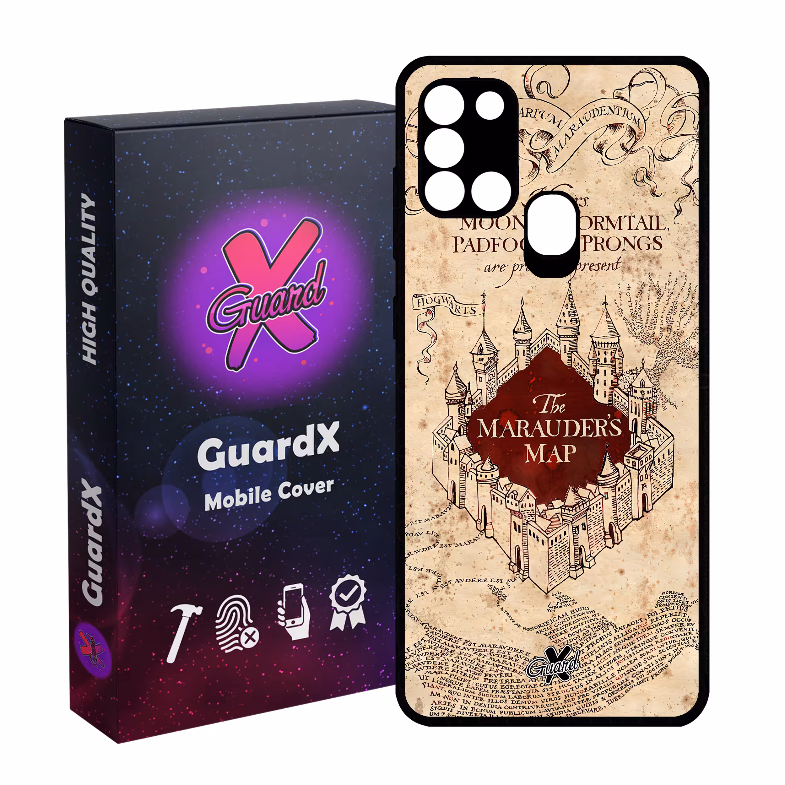 کاور گارد ایکس طرح هری پاتر مدل Glass10490 مناسب برای گوشی موبایل سامسونگ Galaxy A21s