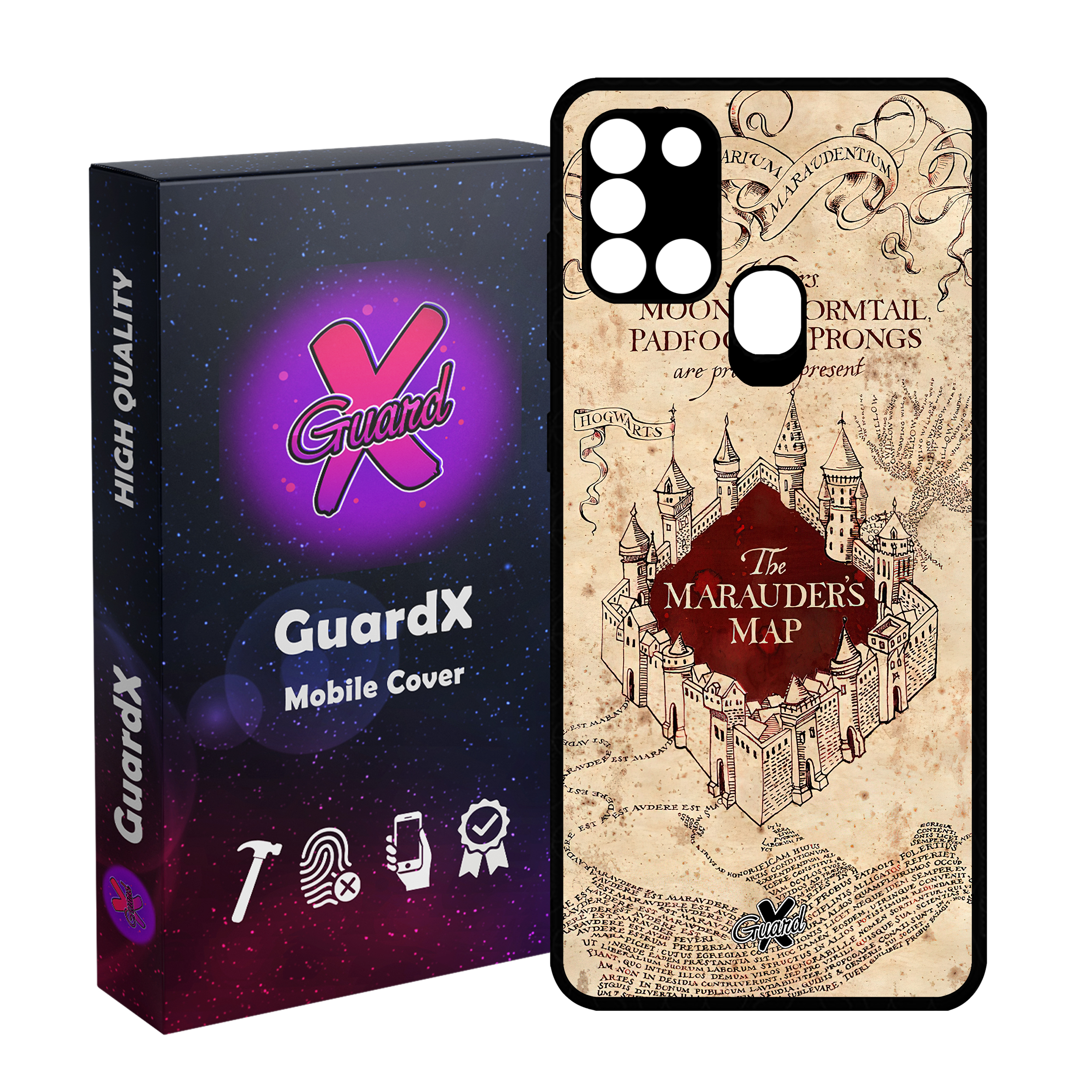 کاور گارد ایکس طرح هری پاتر مدل Glass10490 مناسب برای گوشی موبایل سامسونگ Galaxy A21s