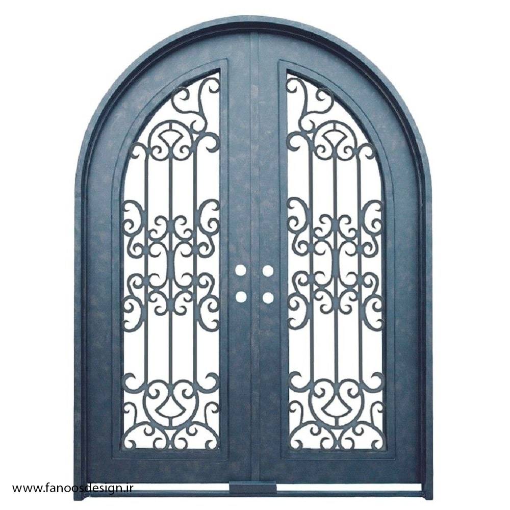 درب کلاسیک فلزی طرح سنتی کد 2180