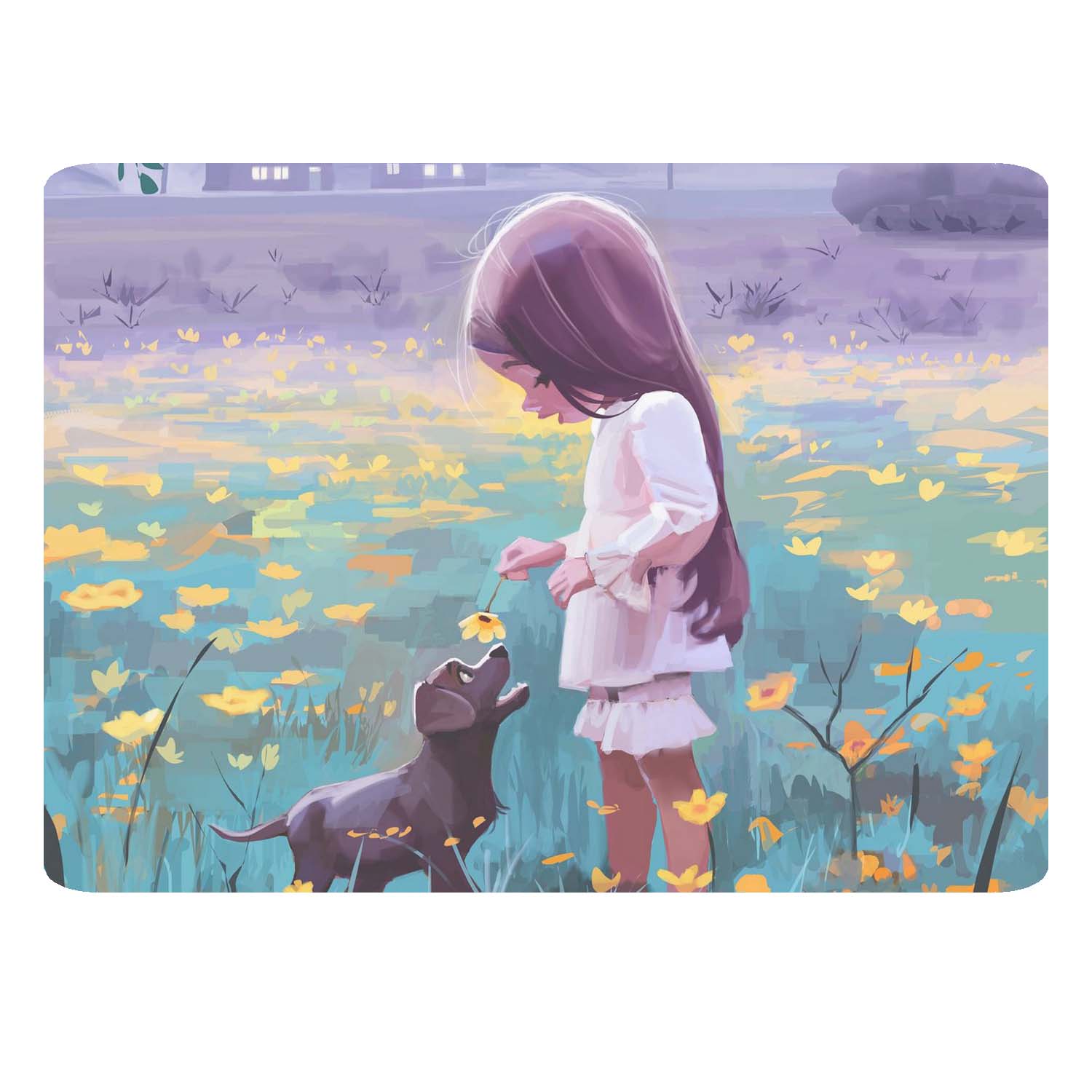 ماوس پد طرح دخترک کد B200