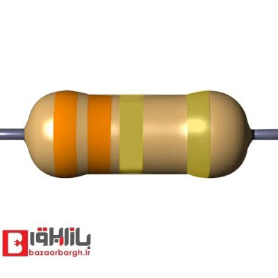مقاومت 3.3 اهم 1/4 وات 5 درصد