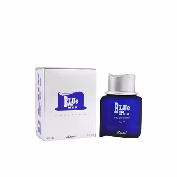 عطر ادکلن ادو تویلت مردانه رصاصی بلو مدل (Rasasi Blue) حجم 100 میل