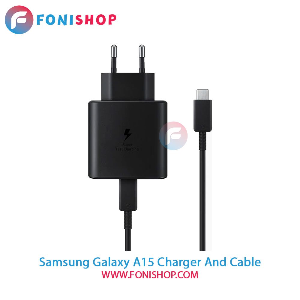 کابل و شارژر اصلی سامسونگ Samsung Galaxy A15
