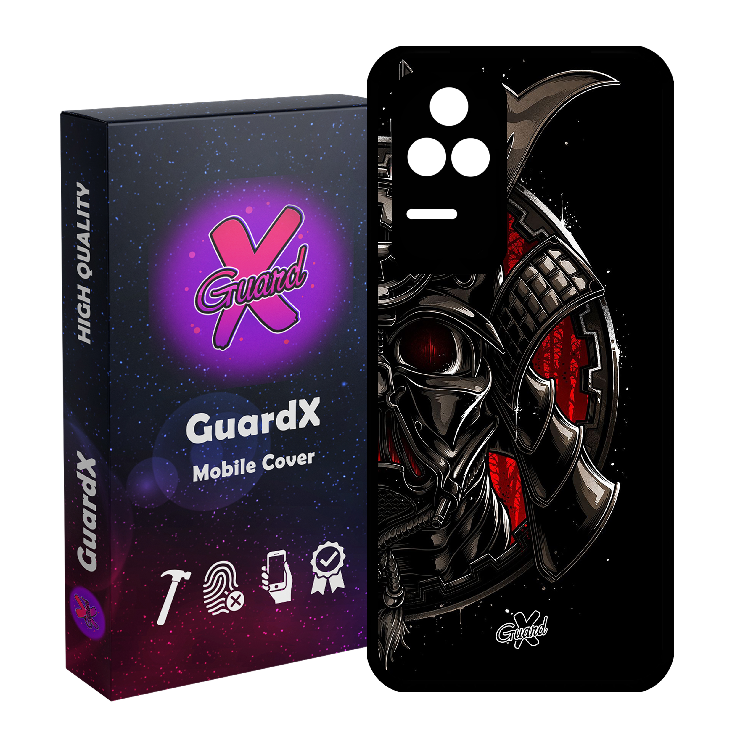 کاور گارد ایکس طرح Samurai مدل Glass10119 مناسب برای گوشی موبایل شیائومی Poco F4/Redmi K40S