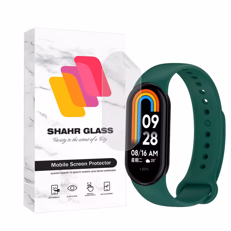 محافظ صفحه نمایش شهر گلس مدل MTBWSH مناسب برای ساعت هوشمند شیائومی Mi Band 9 | کالا برتری