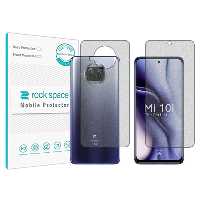 گلس صفحه نمایش و پشت گوشی شیائومی Mi 10i 5G مدل نانو هیدروژل گیمینگ برند راک اسپیس کدSS