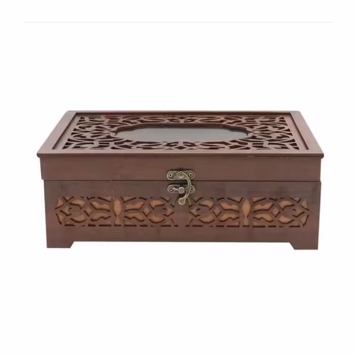 جعبه چای کیسه ای مدل مرجانی شش خانه
