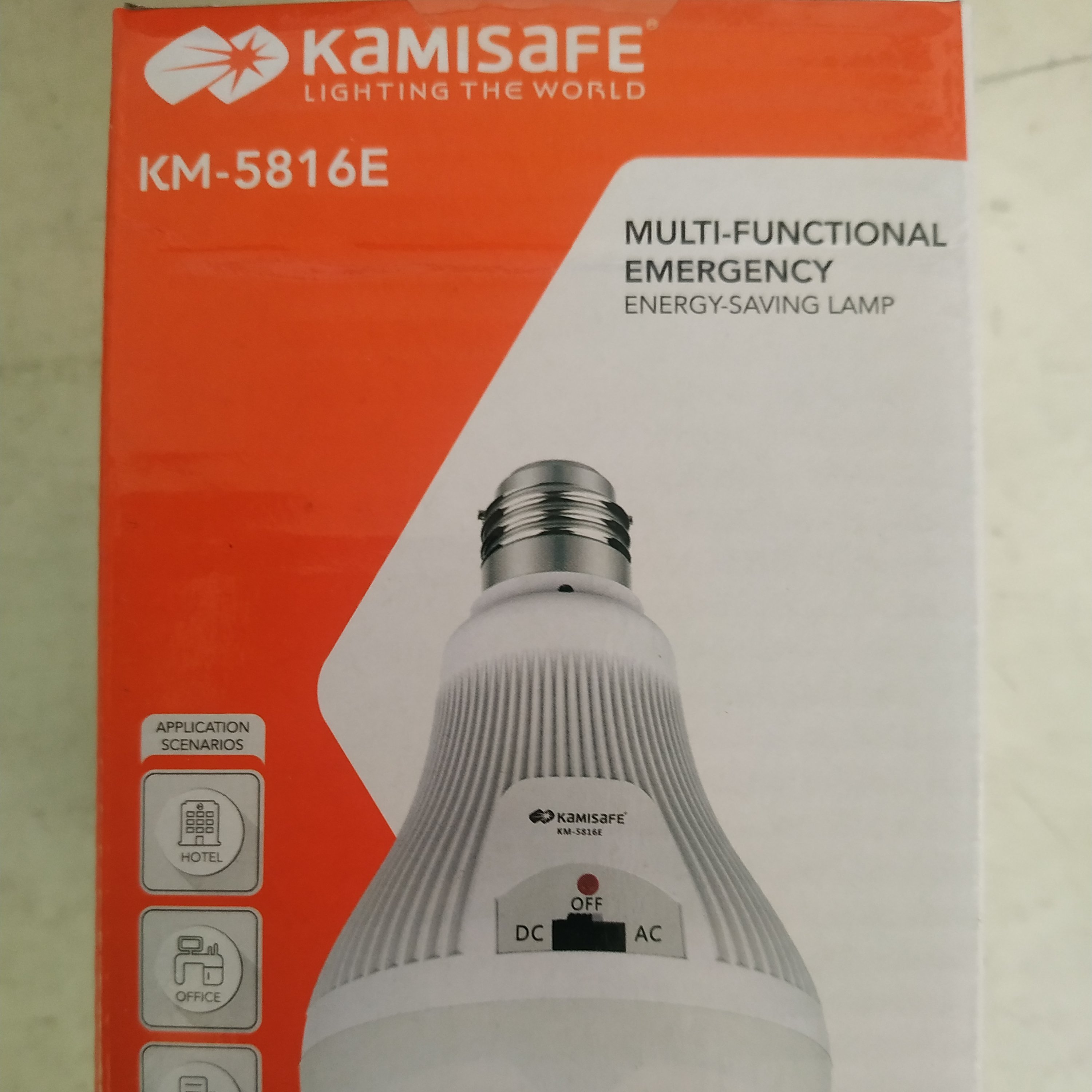 لامپ شارژی واضطراری  کامیسف 40لامپه