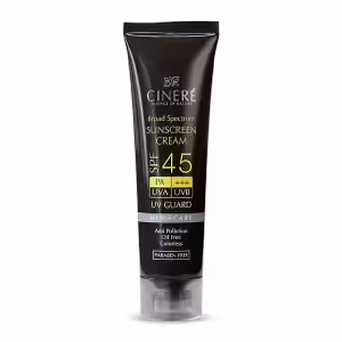 کرم ضد آفتاب مخصوص آقایان SPF45  سینره