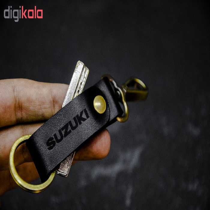 جاسوئیچی خودرو چرمینه اسپرت طرح سوزوکی کد 50JKS