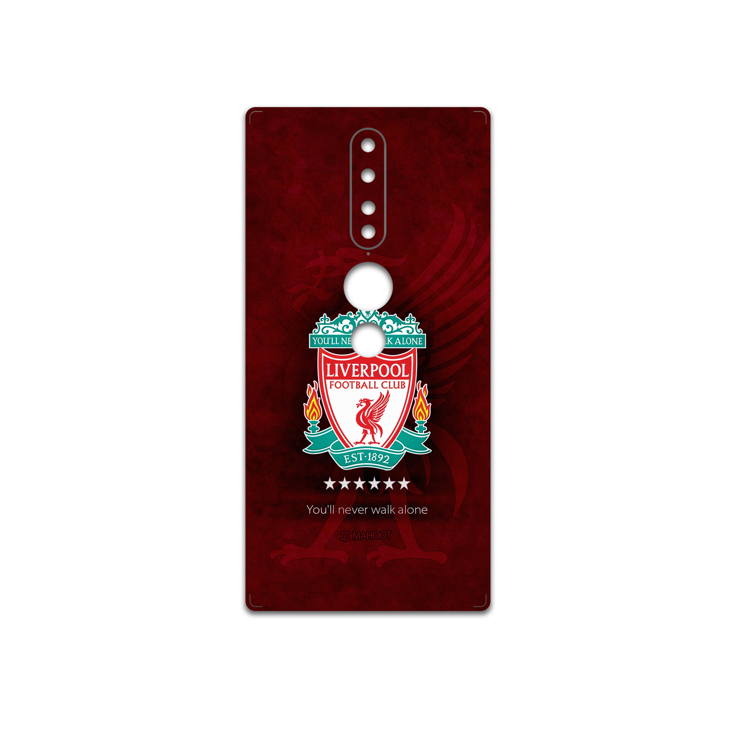 برچسب پوششی ماهوت مدل Liverpool-FC مناسب برای گوشی موبایل لنوو Phab2 Pro
