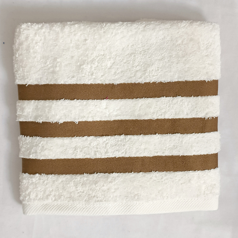 حوله دستی بهباف آذر مدل رنگین کمان سایز 40 در 78 کد 09