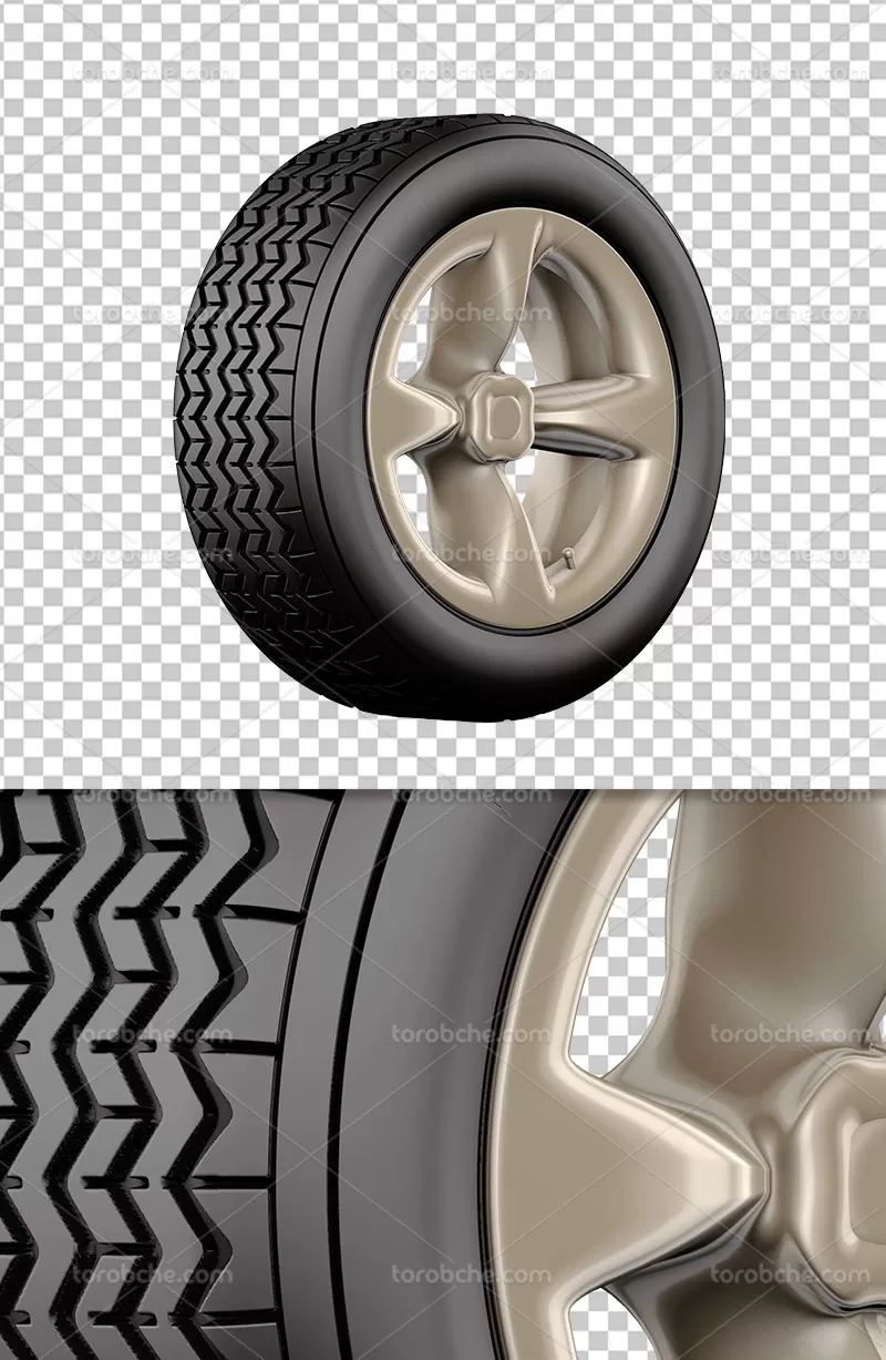 عکس دوربری چرخ ماشین | گرافیک با طعم تربچه