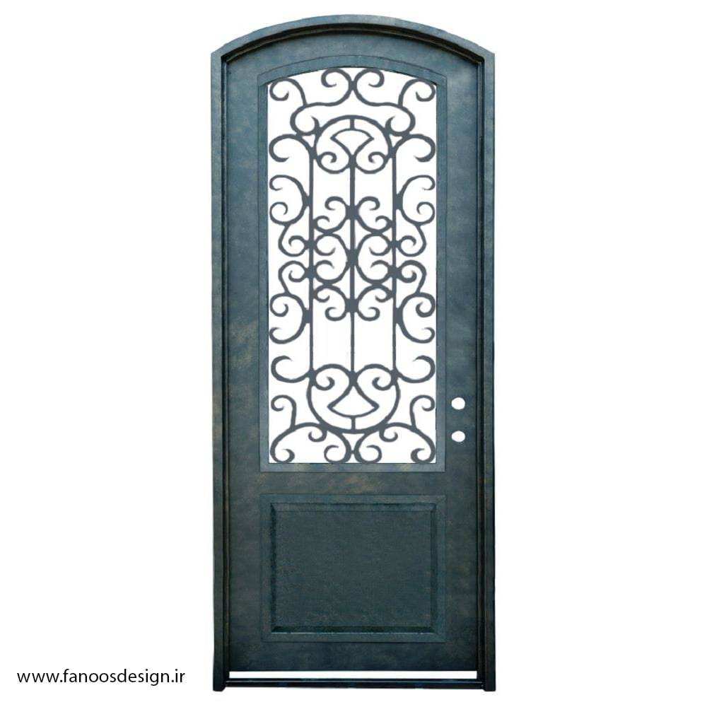 درب نفررو تک لنگه فلزی ساده کد 2185