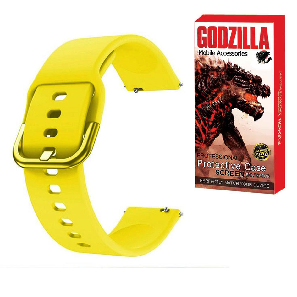 بند گودزیلا مدل G-Sil-SQ مناسب برای ساعت هوشمند سامسونگ Galaxy Watch Active 2