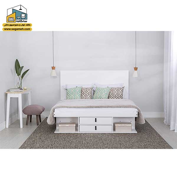 تخت خواب دونفره کد BDP21 - فروشگاه سه گامه