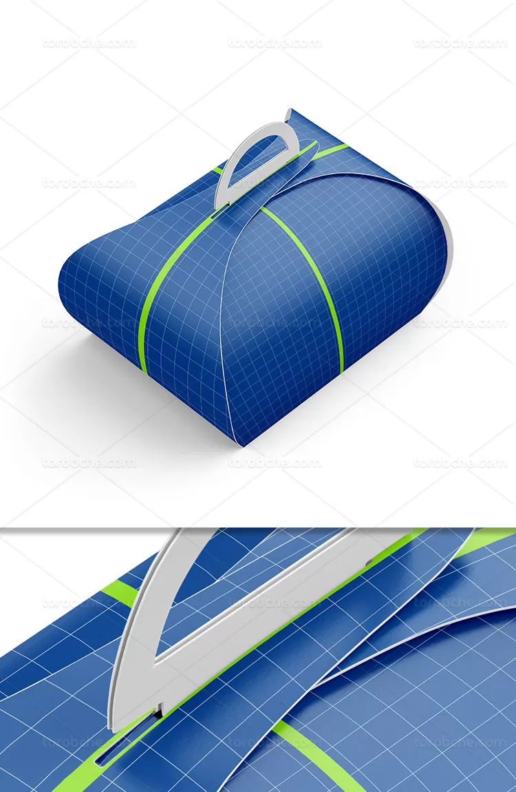 موکاپ بسته بندی کیک | گرافیک با طعم تربچه