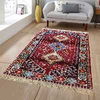 فرش دستبافت یک متری طرح لوزی کد AA306