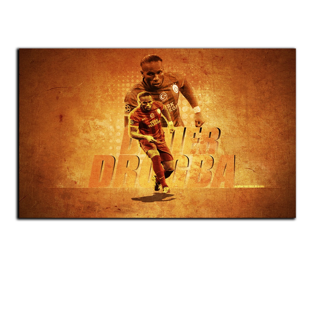 تابلو شاسی بکلیت طرح بازیکن فوتبال باشگاه گالاتاسارای دیدیه دروگبا مدل SH-S6922