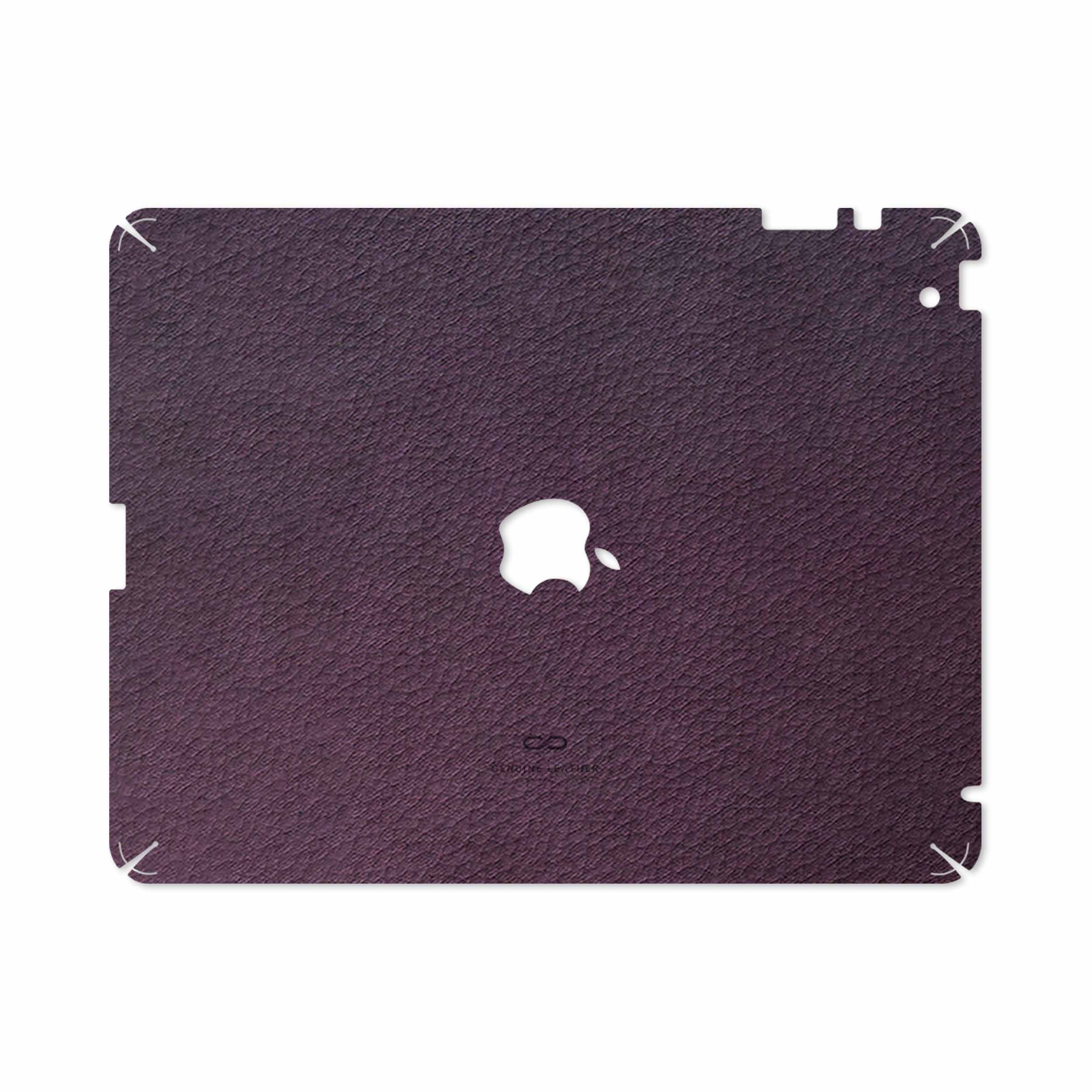برچسب پوششی ماهوت مدل Purple-Leather مناسب برای تبلت اپل iPad 2 2011 A1395