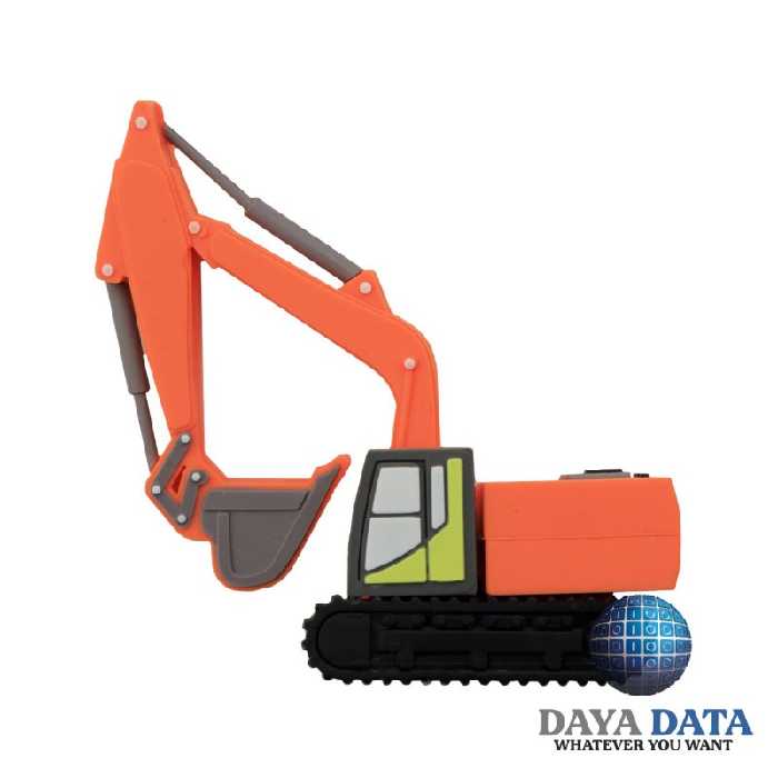 فلش مموری فانتزی دایادیتا بیل مکانیکی مدلPM1001-21 ظرفیت 128GB -USB2  رنگ نارنجی