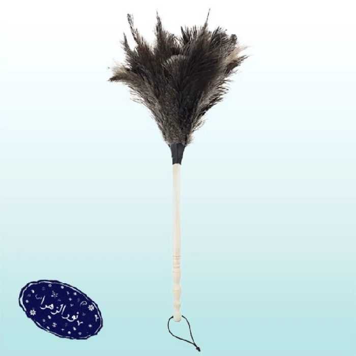 3 عدد گردگیر چوب پر شتر مرغ