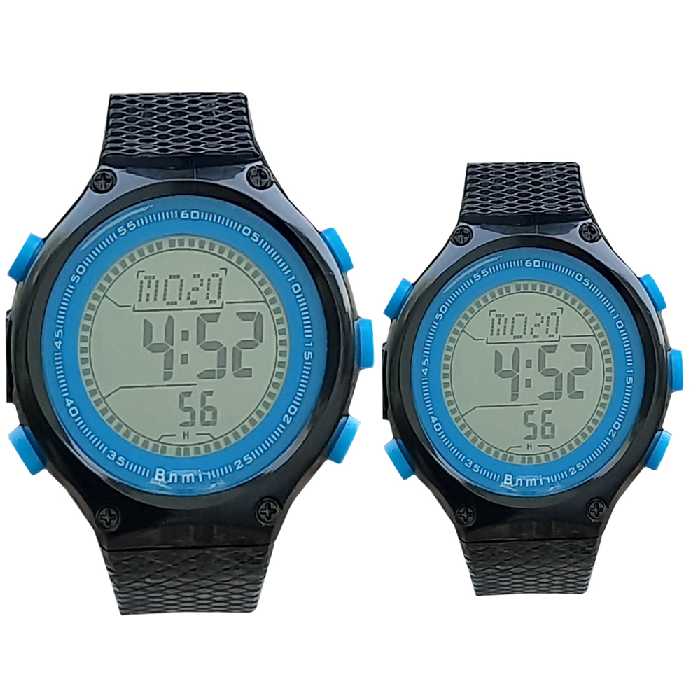 ست ساعت مچی دیجیتال زنانه و مردانه مدل BNMI-BL