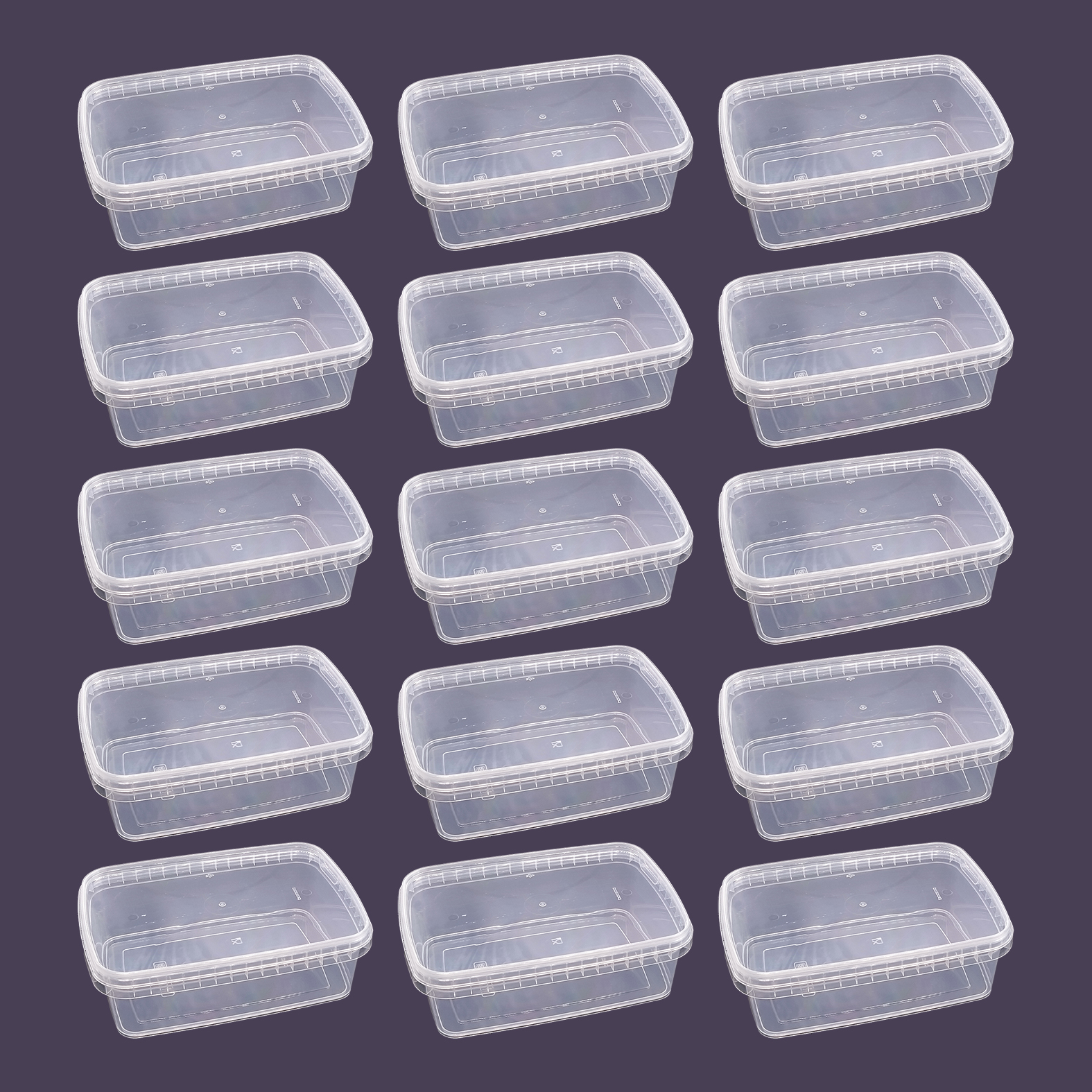 ظرف نگهدارنده مدل فریزری بزرگ 1500cc بسته 15 عددی