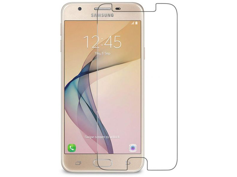 محافظ صفحه نمایش شیشه ای مدل Tempered مناسب برای گوشی موبایل سامسونگ Galaxy J5 Prime