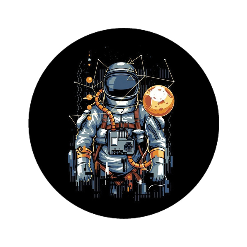 استیکر تزئینی موبایل مدل آدم فضایی کد 3534