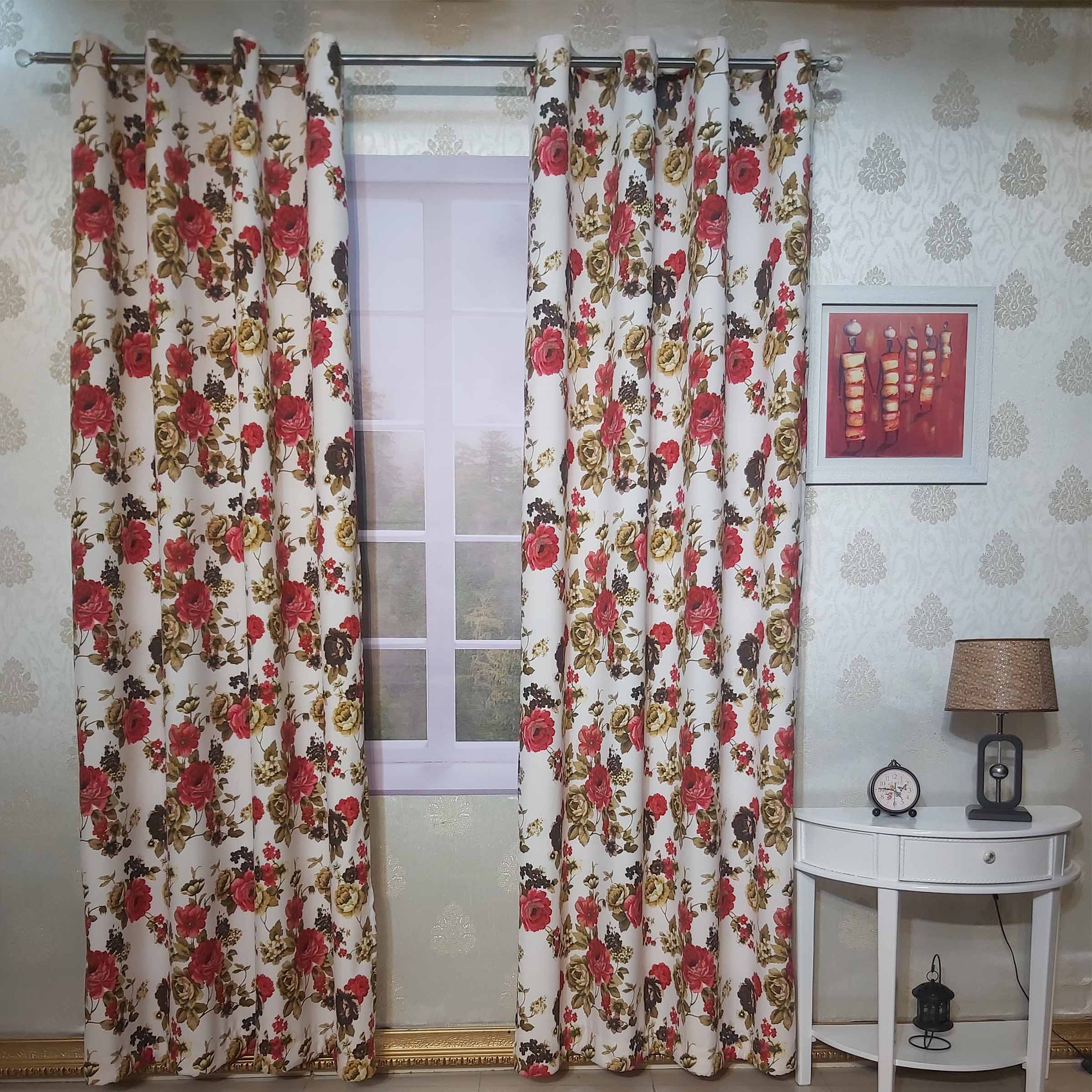 پرده کد e-246 سایز 140x280 سانتی متر 