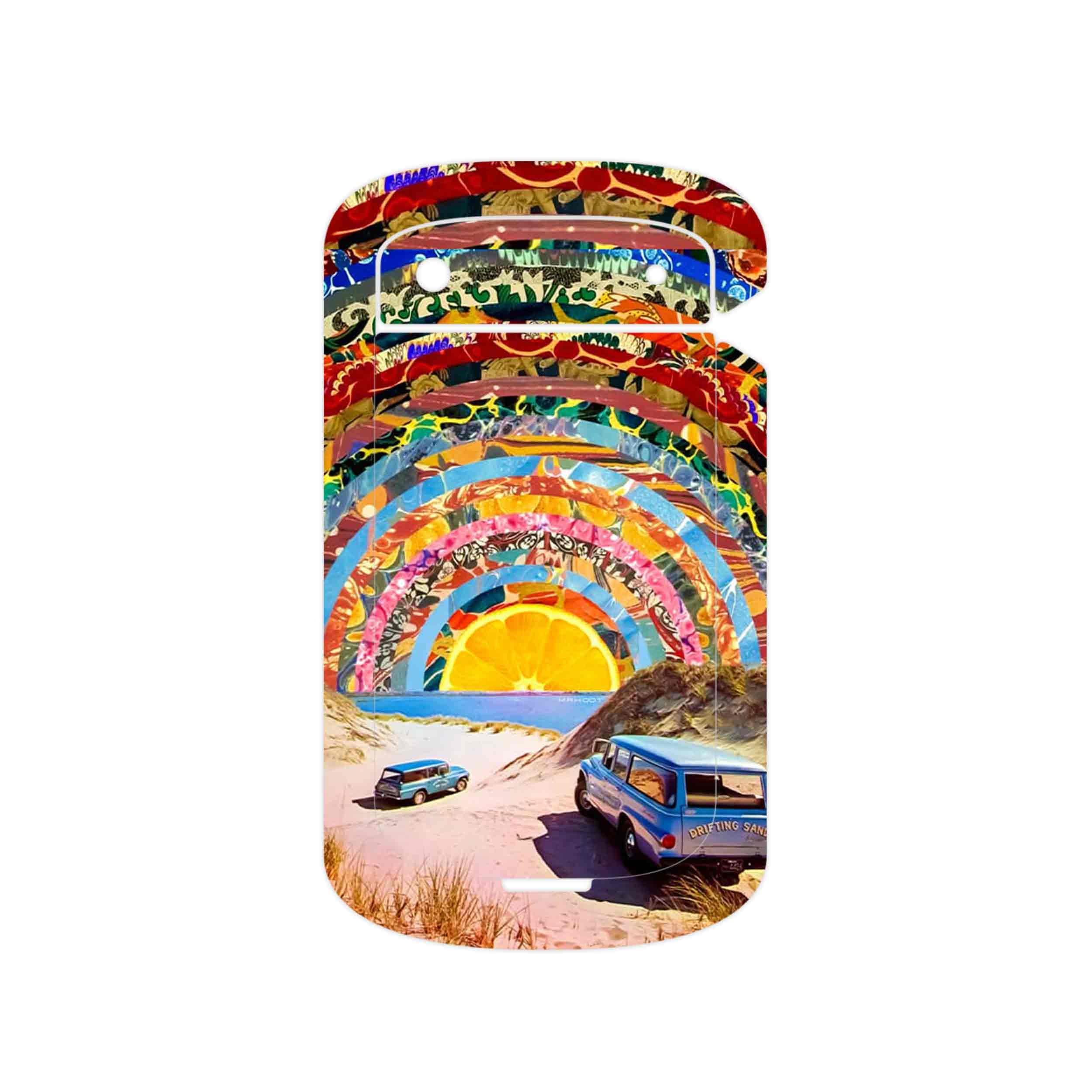 برچسب پوششی ماهوت مدل Collage of Orange Sky مناسب برای گوشی موبایل بلک بری Bold Touch 9900