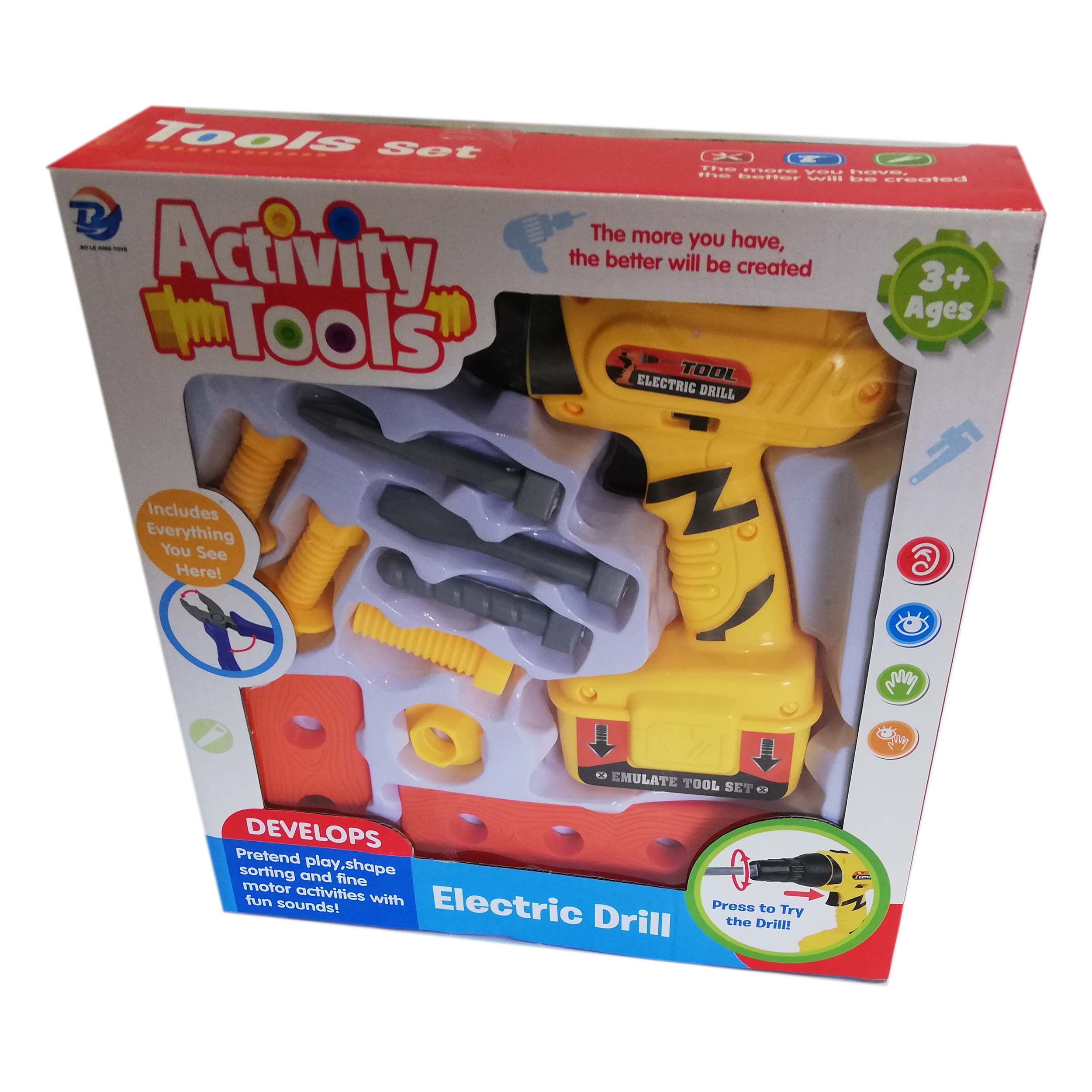 ست اسباب بازی نجاری طرح دریل کد NO.870