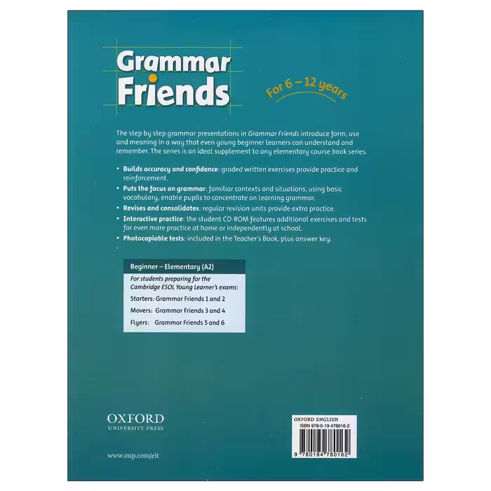 کتاب Grammar Friends 6 اثر Eileen Flannigan انتشارات آکسفورد 