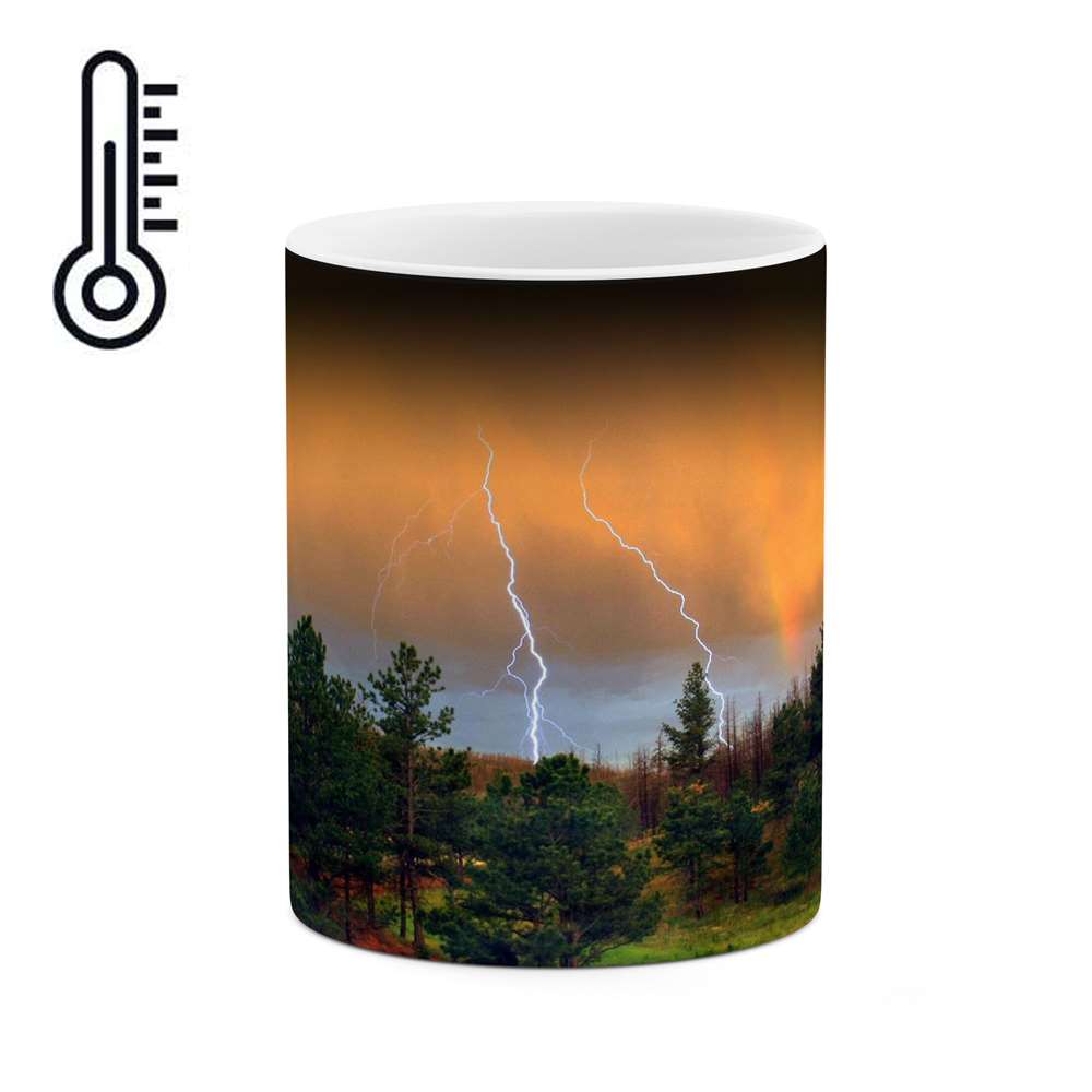 ماگ حرارتی کاکتی طرح رعد و برق مدل mgh12568