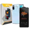 کاور اسپریگ مدل ANTIS-CL مناسب برای گوشی موبایل سامسونگ Galaxy S20 FE به همراه محافظ صفحه نمایش