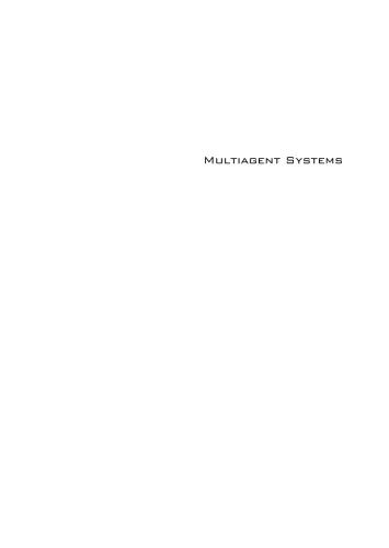خرید و دانلود نسخه کامل کتاب Multiagent Systems