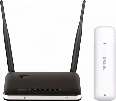 روتر بیسیم D-LINK 4G مدل DWR-116 به همراه مودم 3G مدل DWM-157