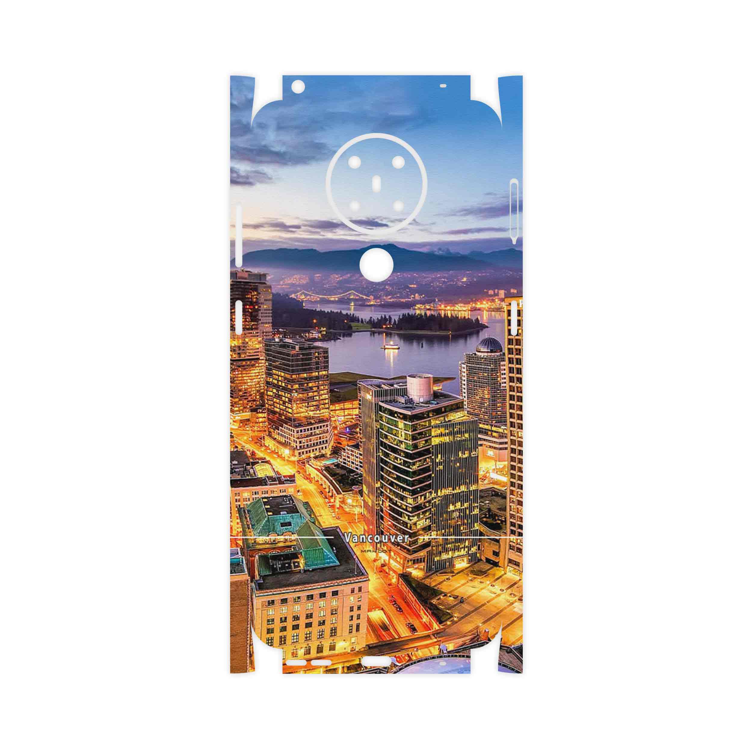 برچسب پوششی ماهوت مدل City of Vancouver-FullSkin مناسب برای گوشی موبایل نوکیا 5.3